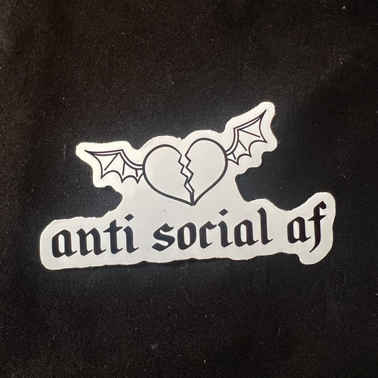 Anti social AF Sticker
