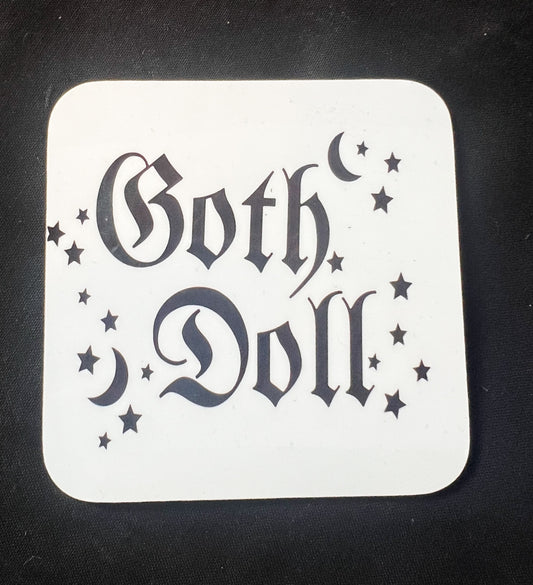 Goth Doll Coaster