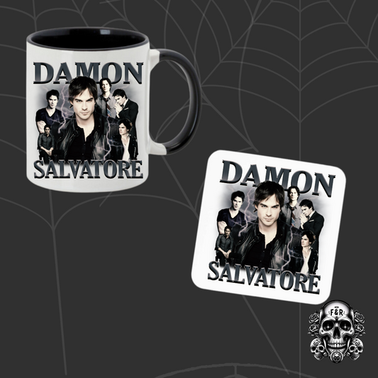 Damon Salvatore Mug & Coaster Set