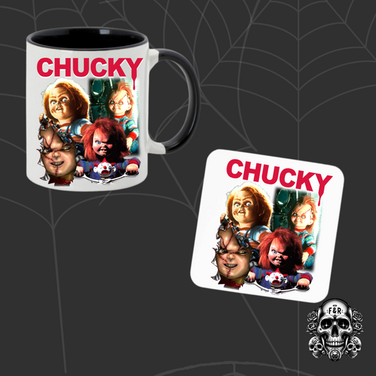 Chucky Mug & Coaster Set