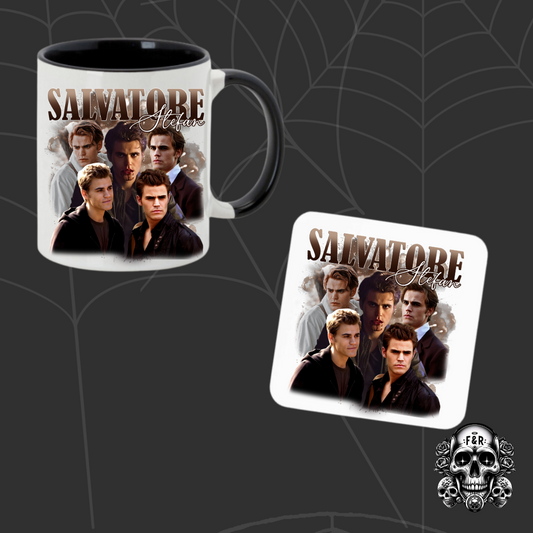 Stefan Salvatore Mug & Coaster Set