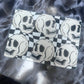 Skull Checkered Glass Chopping Boards