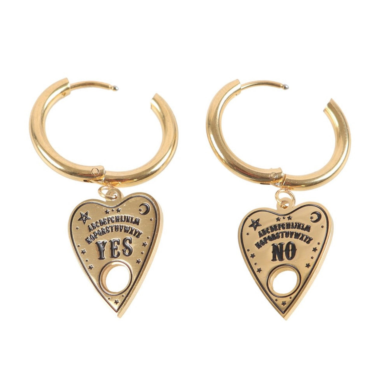 Ouija Gold Huggie Earrings