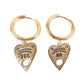 Ouija Gold Huggie Earrings