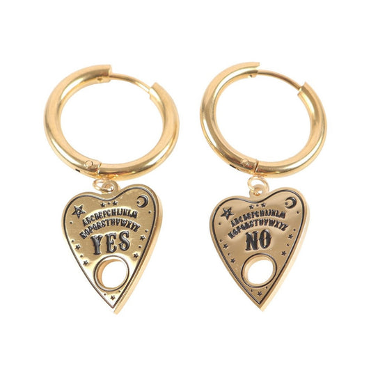 Ouija Gold Huggie Earrings