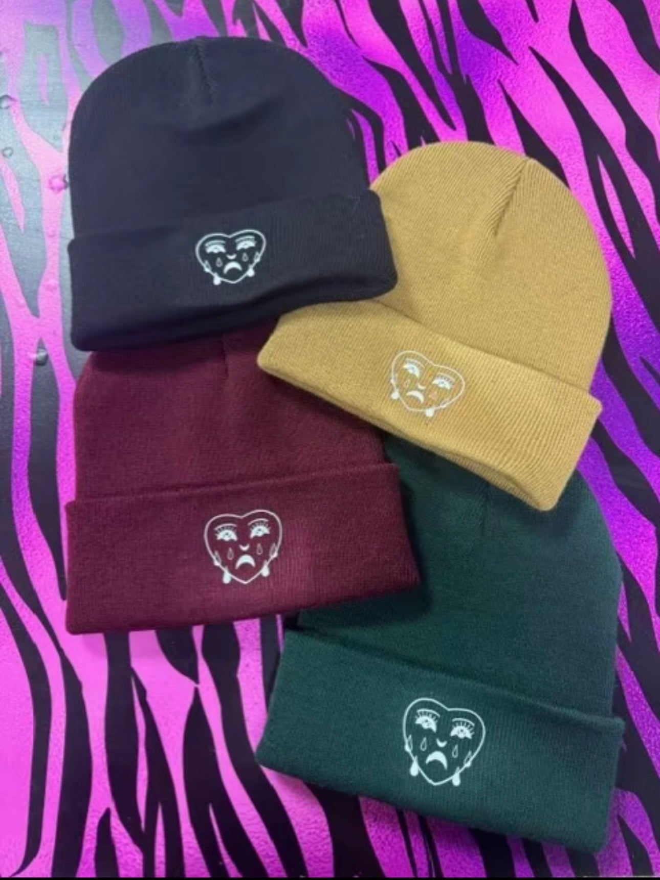 Crying Heart Beanie