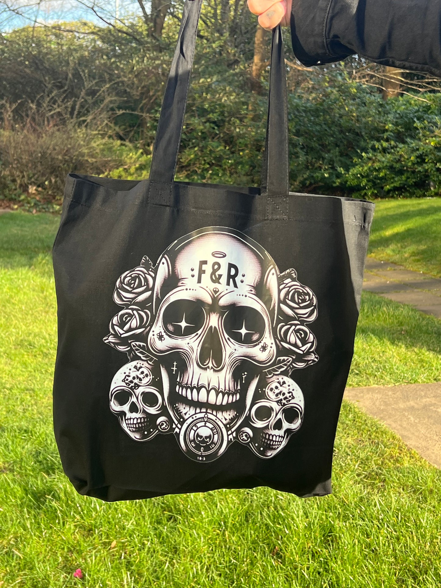 F&RDesign Skulls Tote Bag