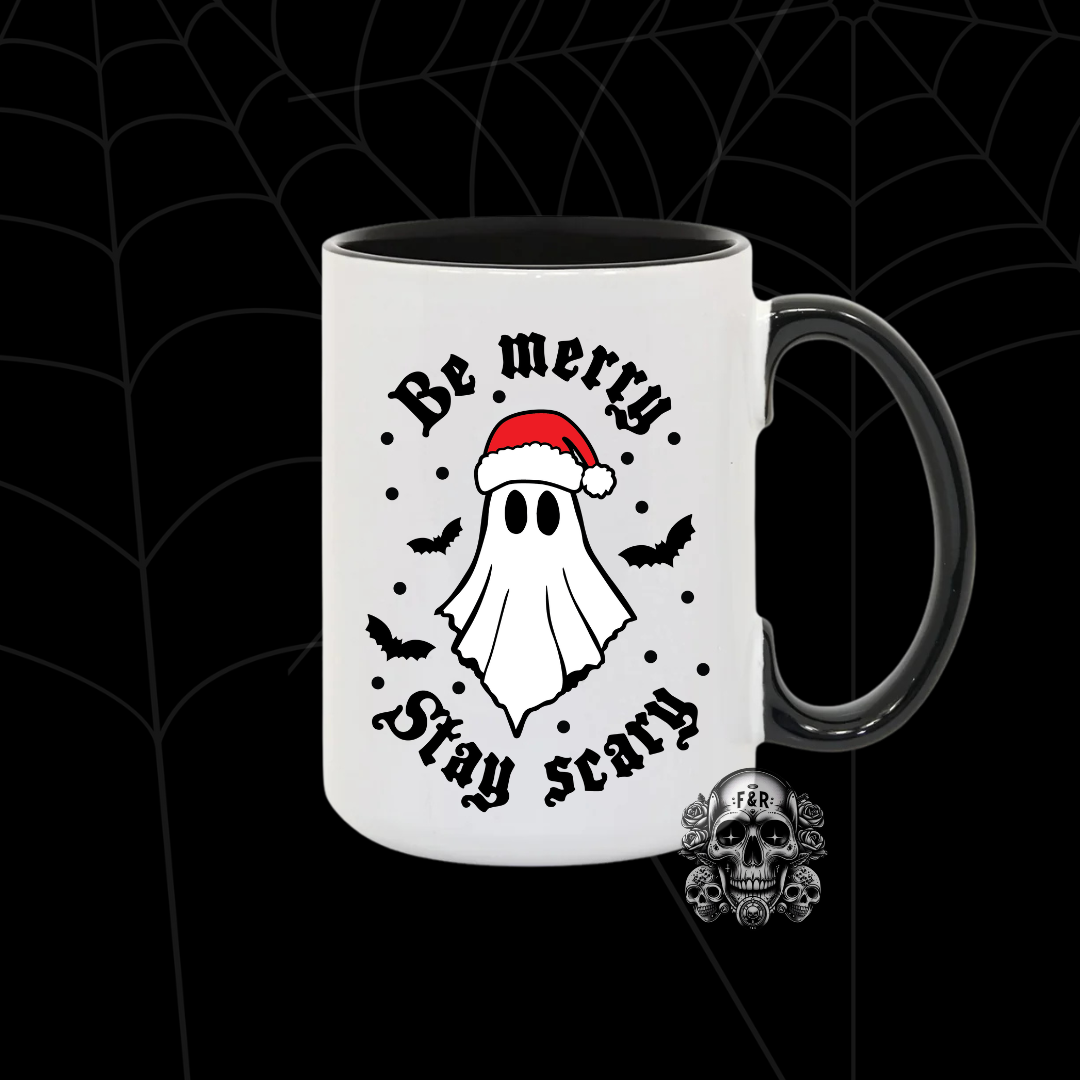 Be Merry, Stay Scary 15oz Mug