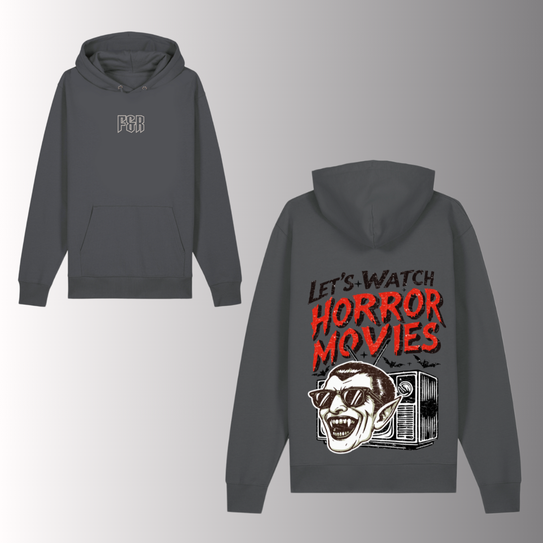 Watch Horror Movies Anthracite Hoodie