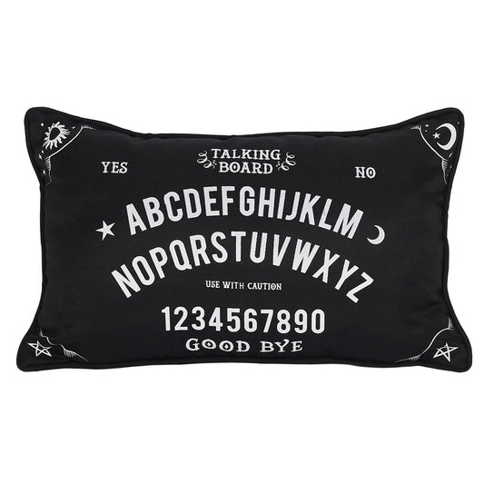 40CM RECTANGULAR BLACK AND WHITE TALKING BOARD CUSHION