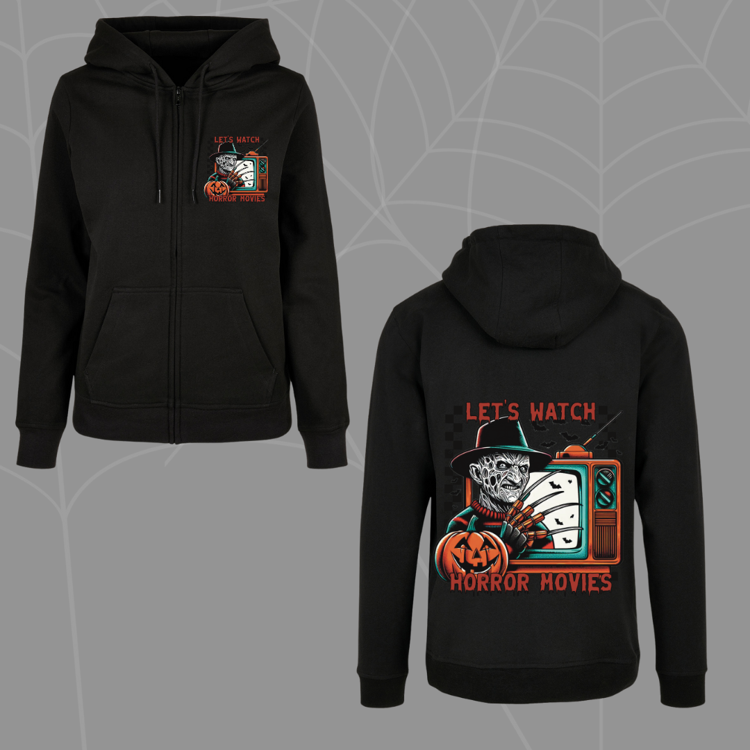 Freddy Scary Movie Zip Hoodie