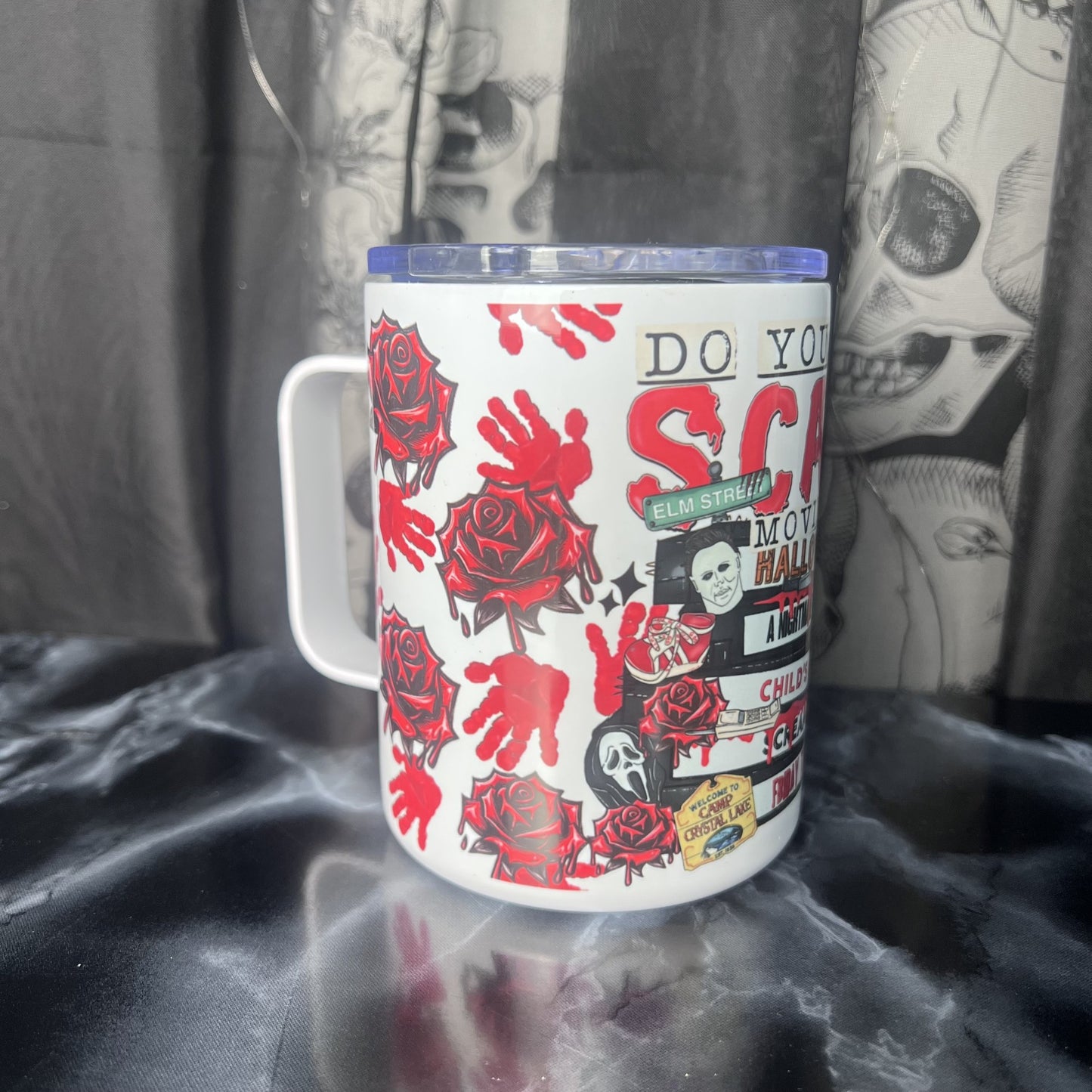 VHS Horror Movie Stainless Steel Mug