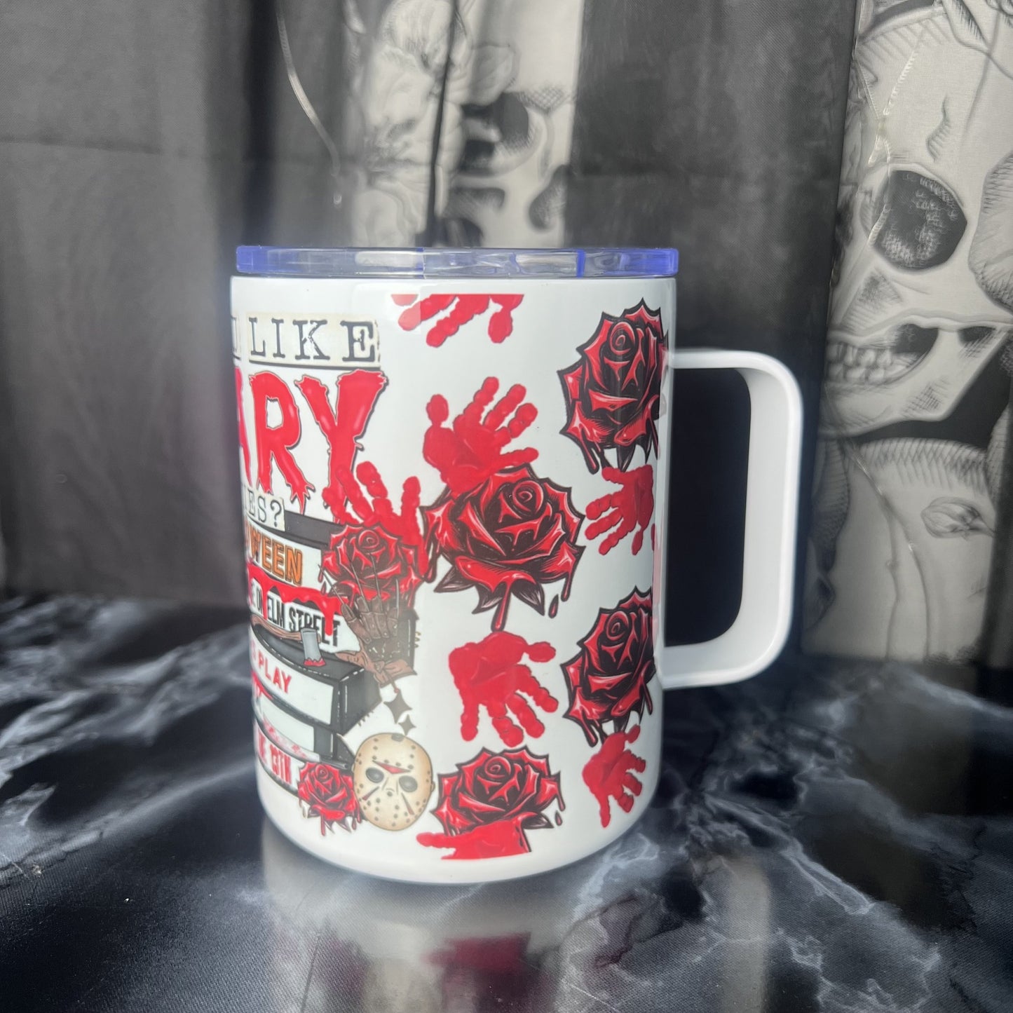 VHS Horror Movie Stainless Steel Mug